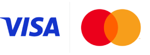 Aceptamos Visa y Mastercard